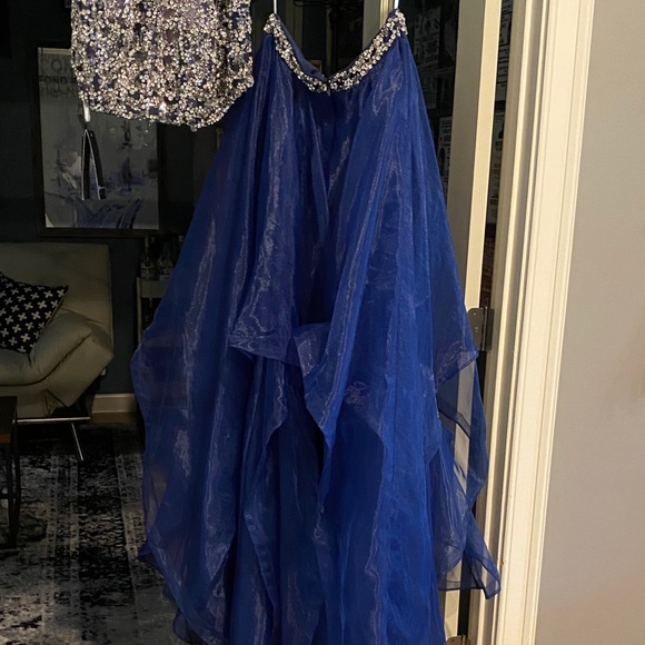 two piece prom dress from Terani Couture 1811P5706 - Picture 3 of 5